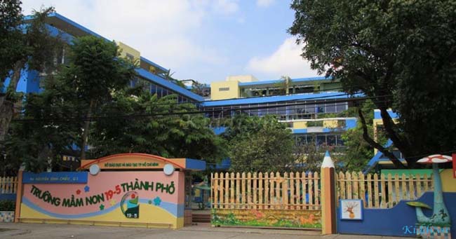 Trường Mầm non Thực Hành toạ lạc tại phường Đa Kao Quận 1